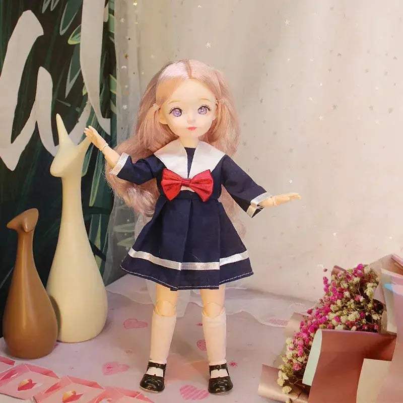 One Sixth BJD Doll With Movable Joints And Fashionable Clothes - ToylandEU
