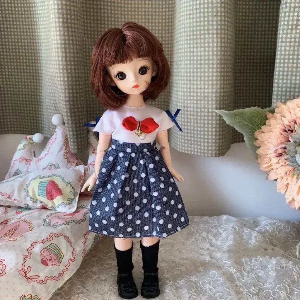 One Sixth BJD Doll With Movable Joints And Fashionable Clothes - ToylandEU