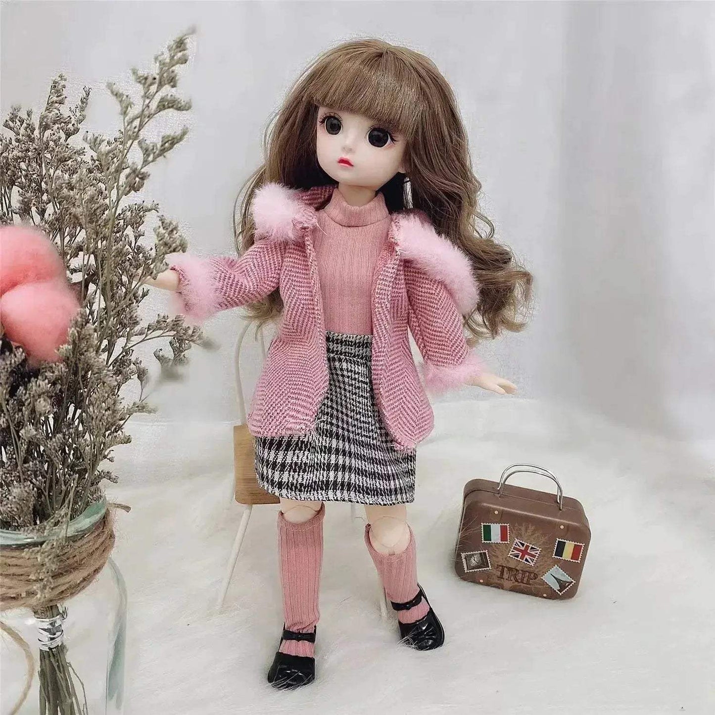 One Sixth BJD Doll With Movable Joints And Fashionable Clothes - ToylandEU
