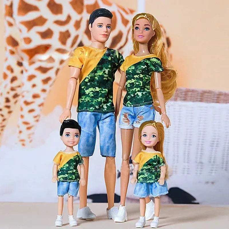 One Sixth BJD Family Dolls With Parents For Creative Play - ToylandEU