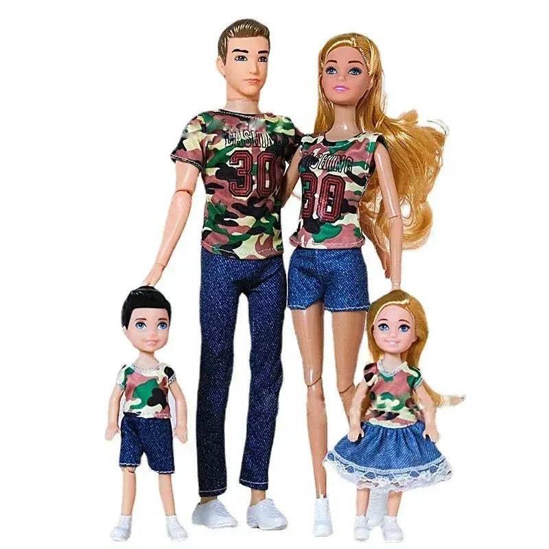 One Sixth BJD Family Dolls With Parents For Creative Play - ToylandEU