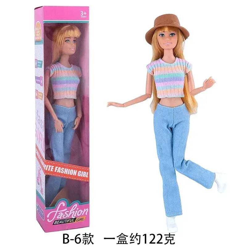 One Sixth Scale Barbie Doll 30Cm With Princess Party Dress - ToylandEU