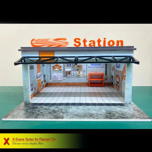 One Sixty Fourth Scale Diecast Model Car Diorama With Lights - ToylandEU