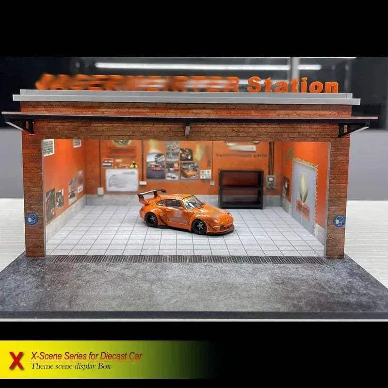 One Sixty Fourth Scale Diecast Model Car Diorama With Lights - ToylandEU
