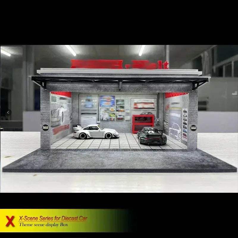 One Sixty Fourth Scale Diecast Model Car Diorama With Lights - ToylandEU