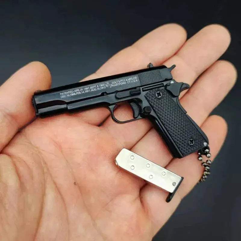 One To Three Scale 1911 Detachable Tactical Metal Pistol Keychain - ToylandEU