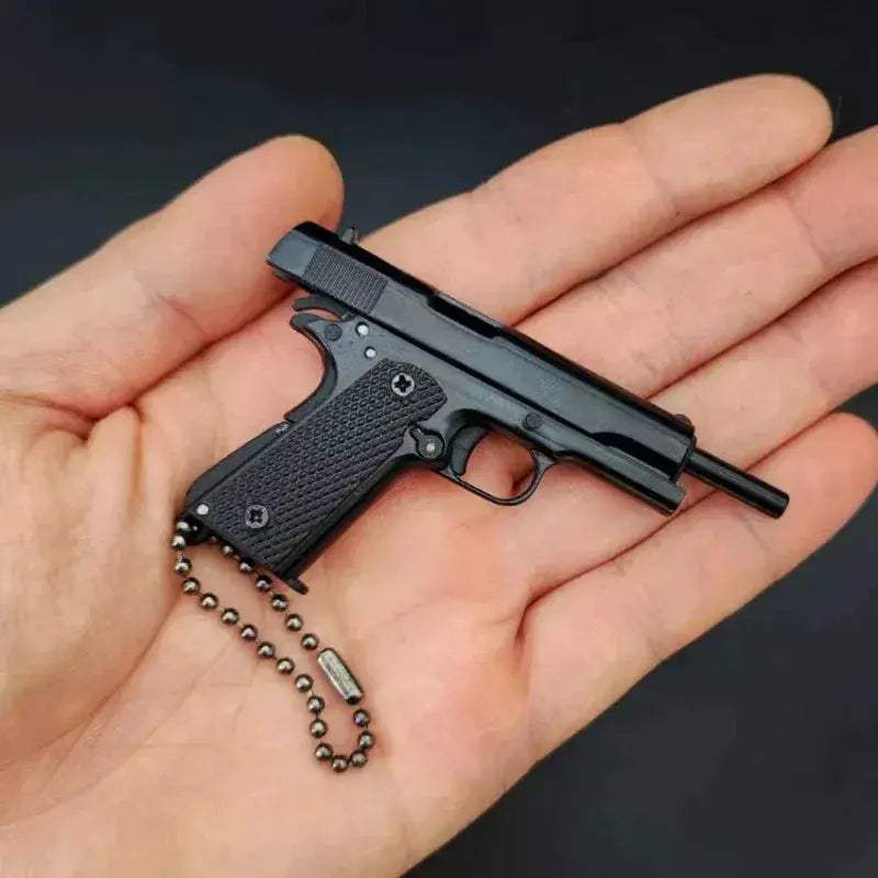 One To Three Scale 1911 Detachable Tactical Metal Pistol Keychain - ToylandEU