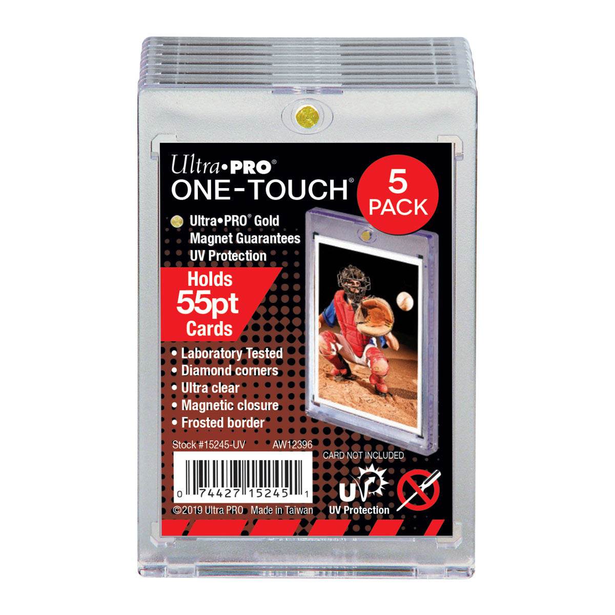 One Touch UV Card Holder Magnetic Closure Five Pack - ToylandEU