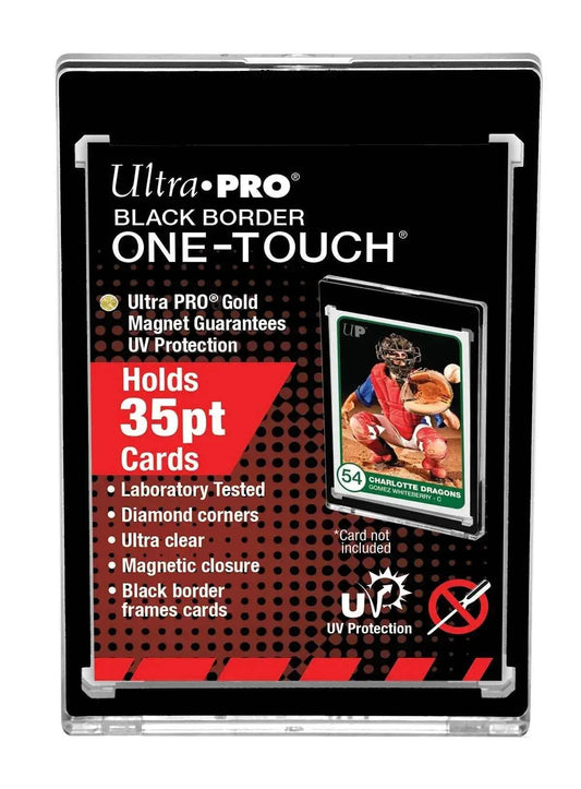  One Touch UV Card Holder With Magnet Closure Black Border -  ToylandEU™