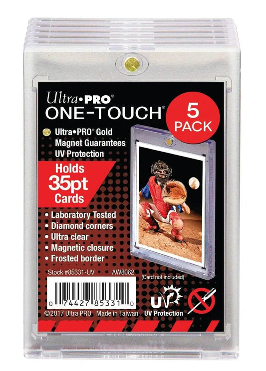 One Touch UV Magnetic Card Holders 35Pt Five Pack Ultra Pro -  ToylandEU™