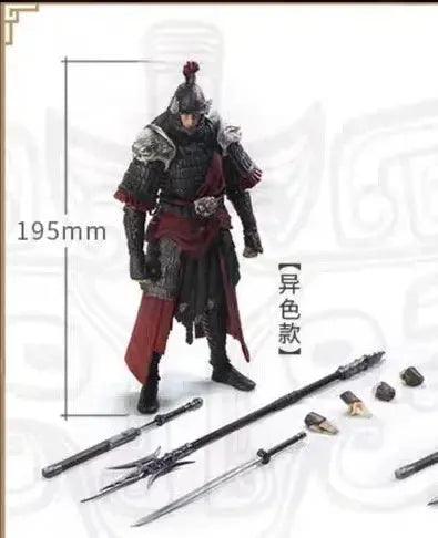  One Twelfth Scale Chinese Swordsman Figure Dual Armor -  ToylandEU™