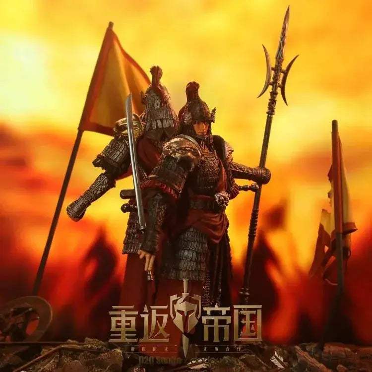 One Twelfth Scale Chinese Swordsman Figure With Dual Armor Options - ToylandEU