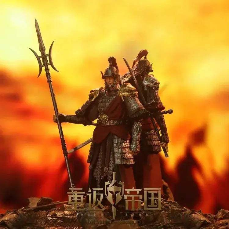 One Twelfth Scale Chinese Swordsman Figure With Dual Armor Options - ToylandEU