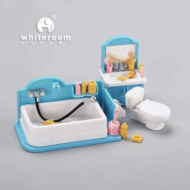 One Twelfth Scale Dollhouse Furniture Set Realistic Living Room - ToylandEU