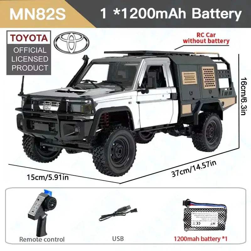 One Twelfth Scale RC Offroad Truck 4WD Remote Control Car - ToylandEU