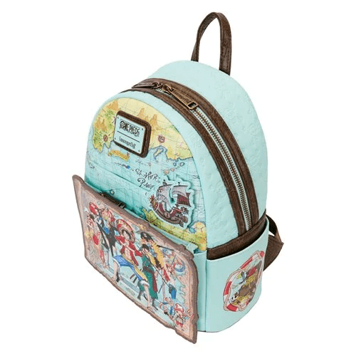 Backpack | One Piece Luffy Graphic | Mini Faux Leather Material Anime