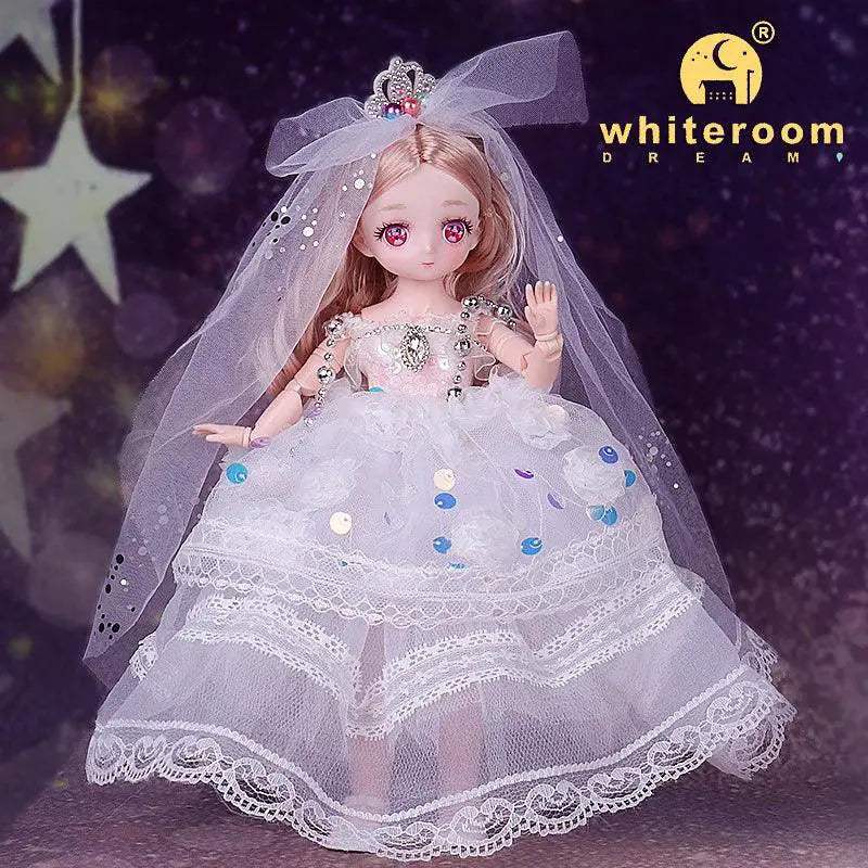 OneSix BJD Doll Wedding Dress Lolita Cosplay Figure 30cm - ToylandEU