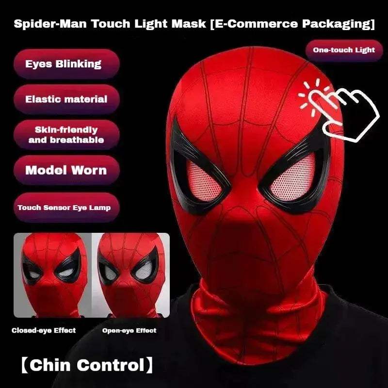 OneToOne Scale Spider Man Electronic Mask With Moving Glowing Eyes - ToylandEU