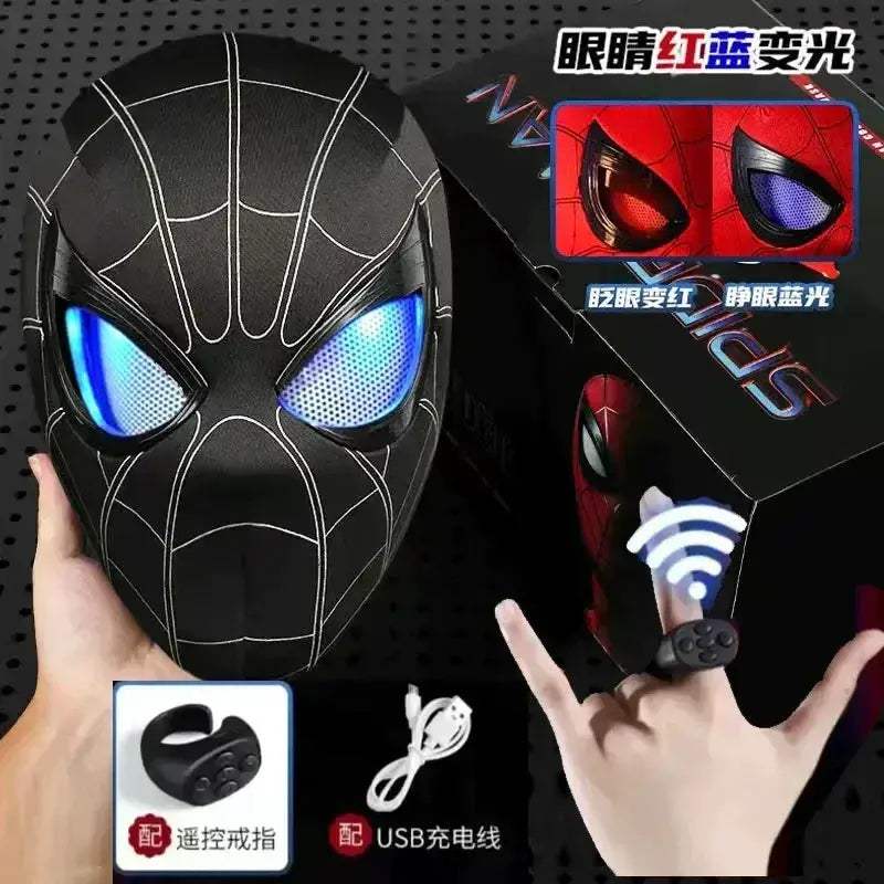 OneToOne Scale Spider Man Electronic Mask With Moving Glowing Eyes - ToylandEU