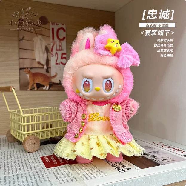 Only Clothes Labubu Clothes For 3.0 V3 Doll Outfit Accessories - ToylandEU