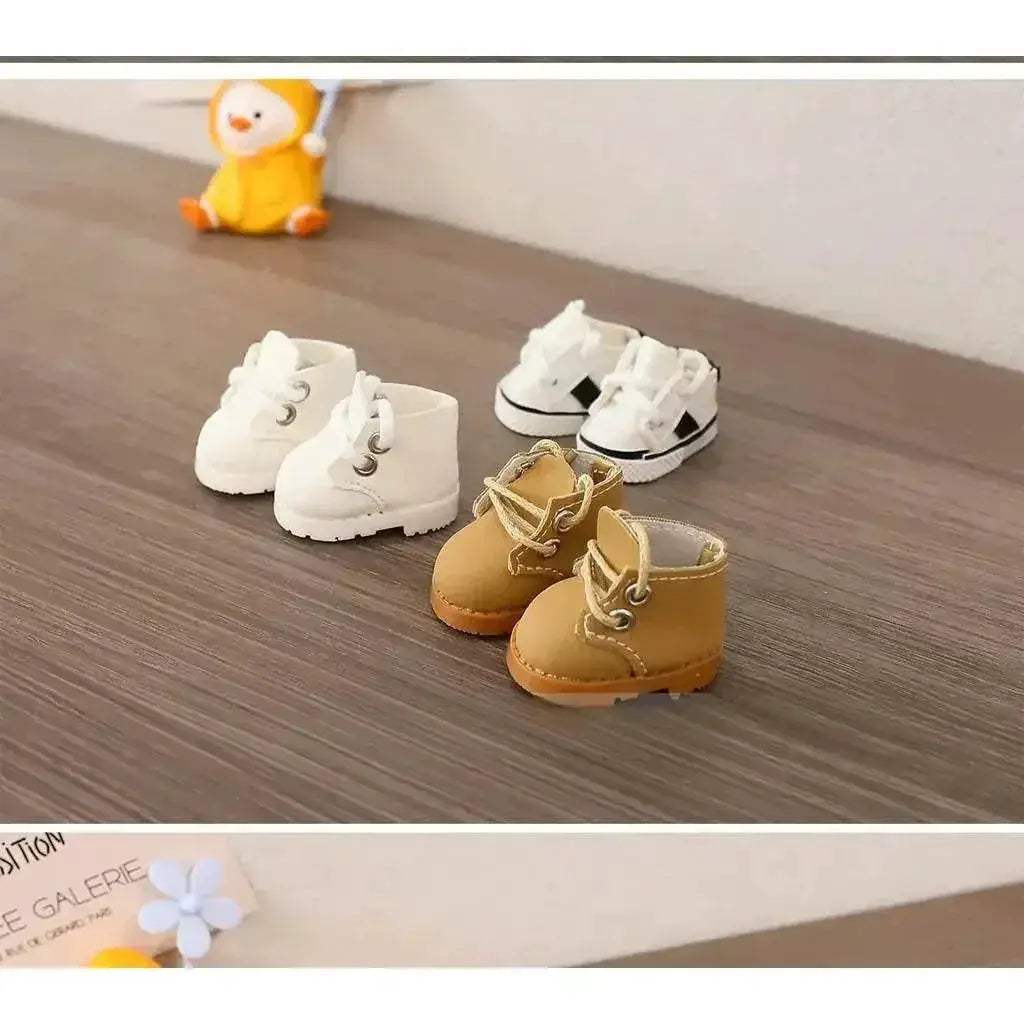 Only Shoes For LABUBU 17cm Cotton Dolls Casual Sports Shoes Dolls Accessories - ToylandEU