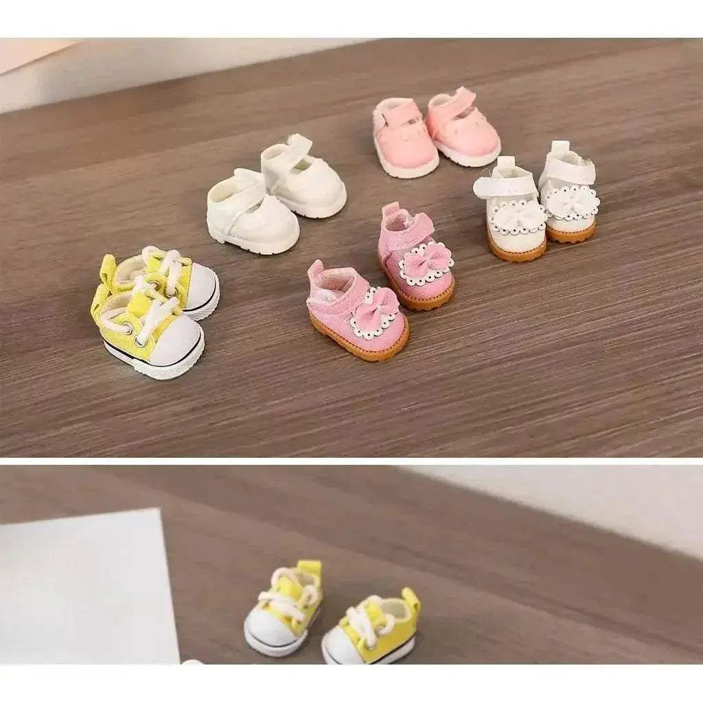 Only Shoes For LABUBU 17cm Cotton Dolls Casual Sports Shoes Dolls Accessories - ToylandEU