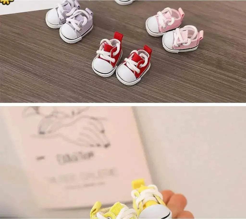 Only Shoes For LABUBU 17cm Cotton Dolls Casual Sports Shoes Dolls Accessories - ToylandEU