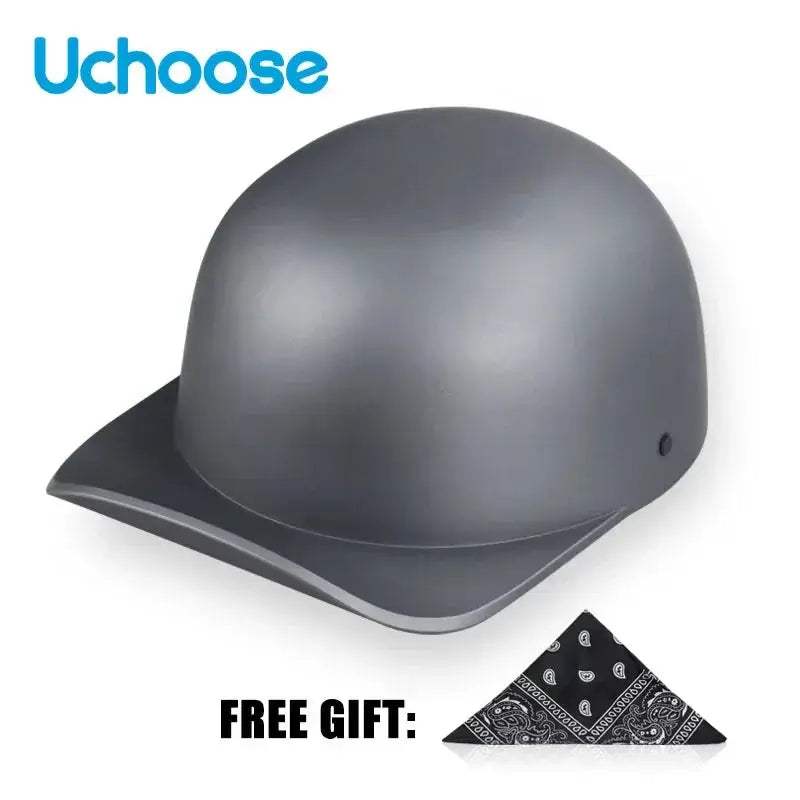 Open Face Half Motorcycle Helmet Lightweight Unisex Retro Summer - ToylandEU