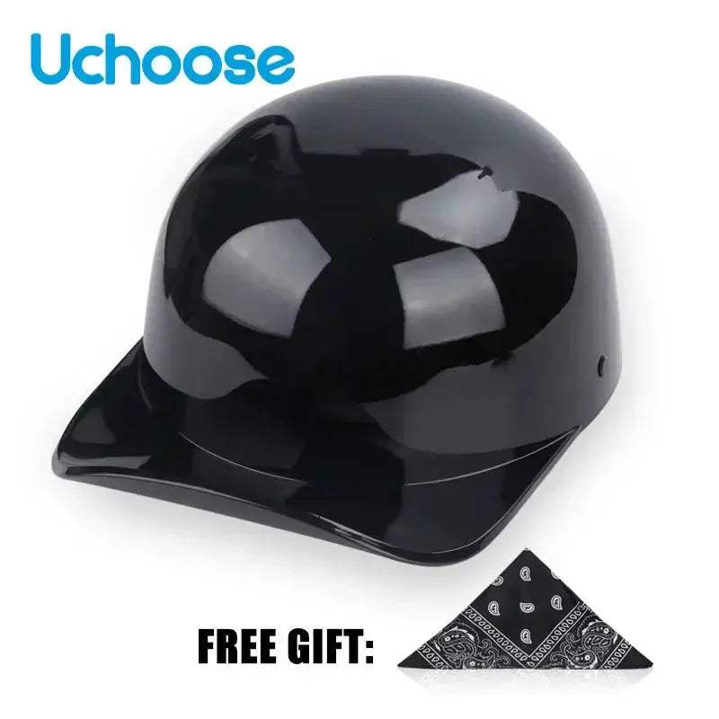 Open Face Half Motorcycle Helmet Lightweight Unisex Retro Summer - ToylandEU