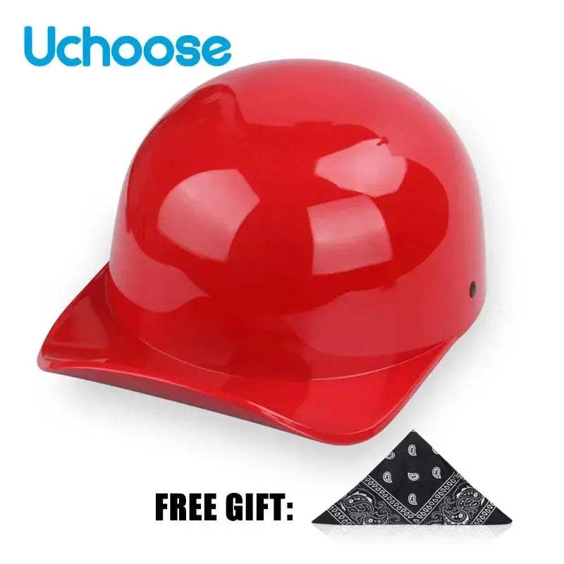 Open Face Half Motorcycle Helmet Lightweight Unisex Retro Summer - ToylandEU