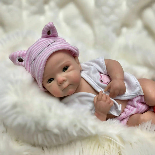  Open Mouth 13 Inch Silicone Reborn Baby Doll Lifelike -  ToylandEU™