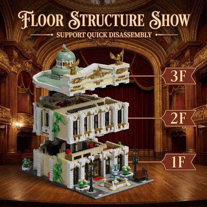 Opera House Architecture Building Blocks Lego Compatible Kit - ToylandEU