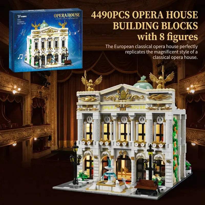Opera House Building Set With 4490 Pieces Lego Compatible - ToylandEU