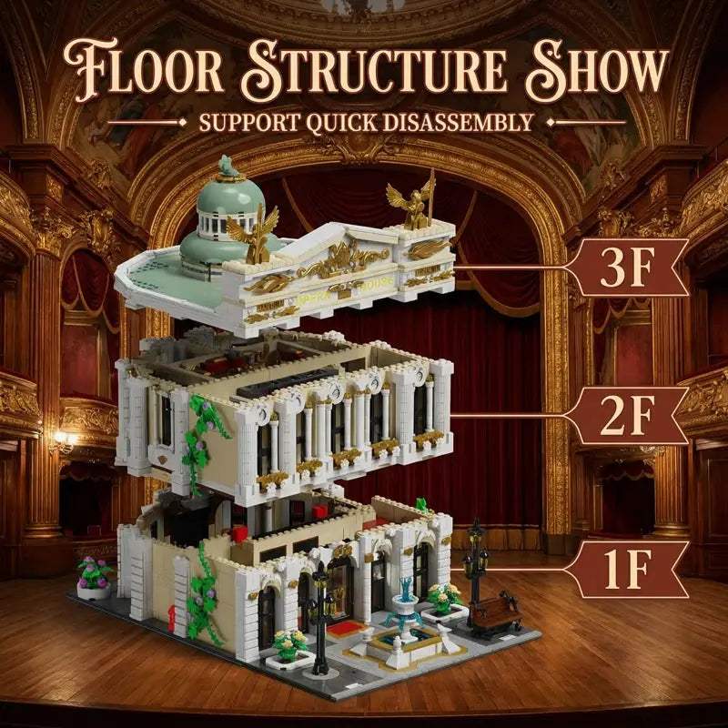 Opera House Building Set With 4490 Pieces Lego Compatible - ToylandEU