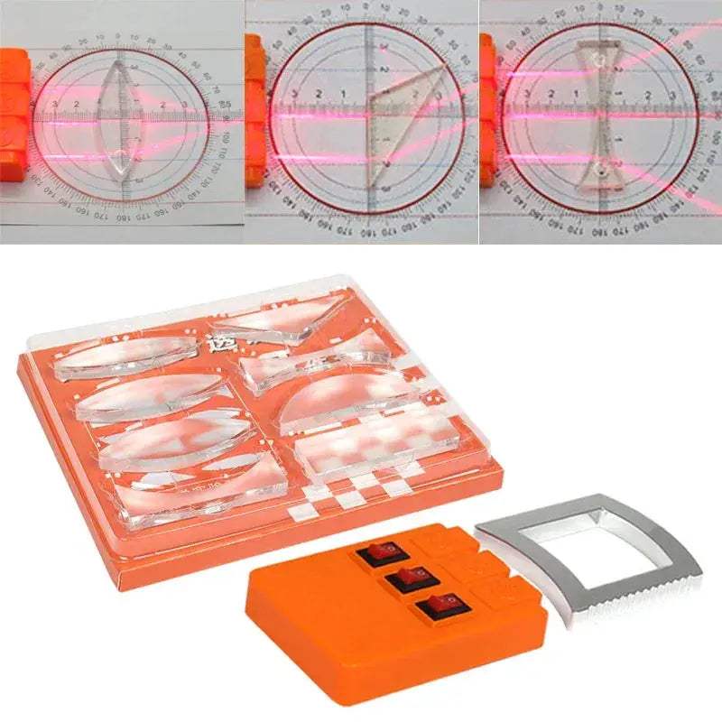 Optics Experiment Kit With Convex And Concave Lenses - ToylandEU