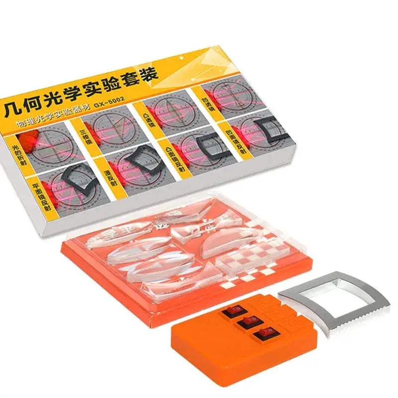 Optics Experiment Kit With Convex And Concave Lenses - ToylandEU