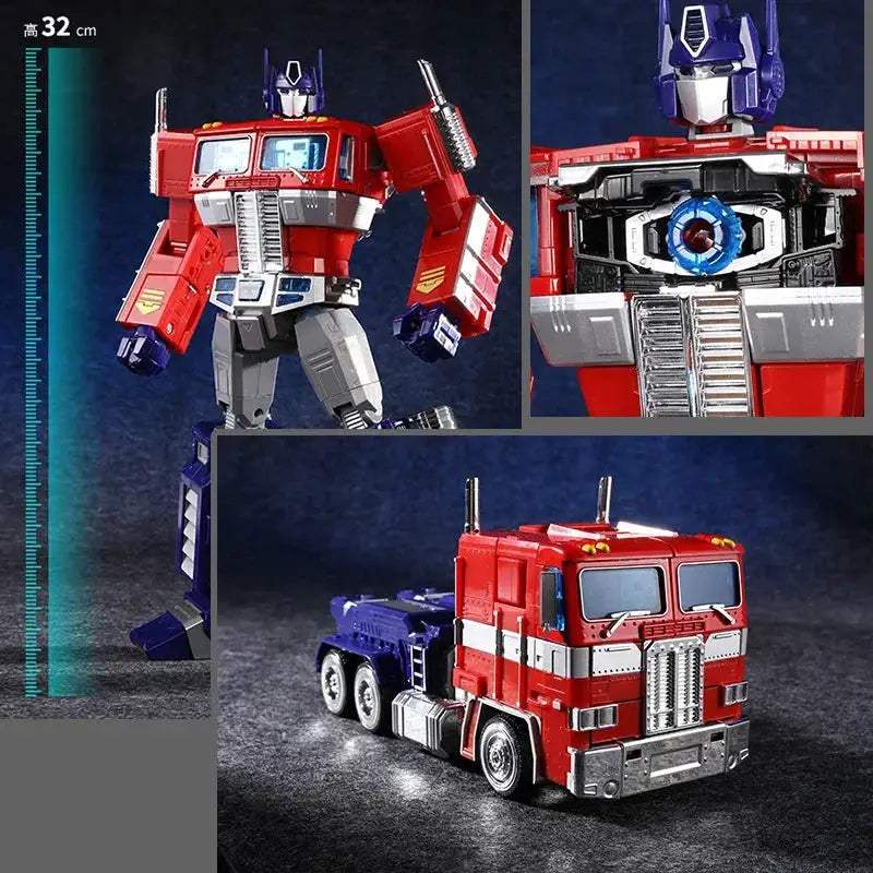 Optimus Prime Transforming Action Figure 32cm Transformer Robot Toy - ToylandEU