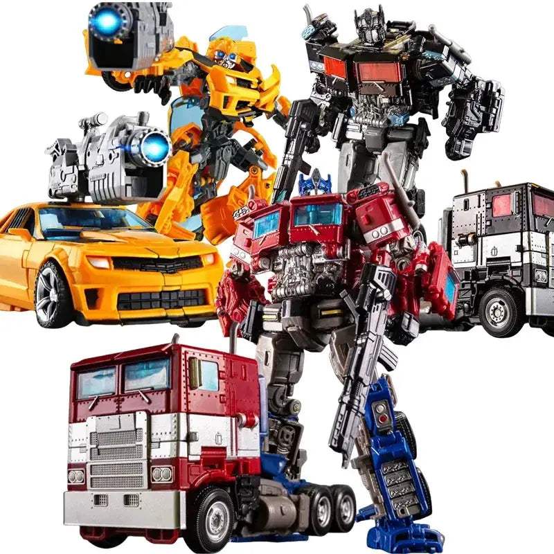 Optimus Prime Transforming Robot Car Action Figure Collectible - ToylandEU