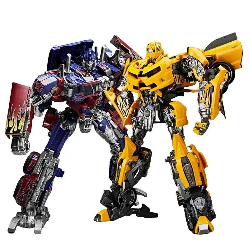 Optimus Prime and Bumblebee Autobots Anime Figures, Transformation Robot Toys 30 CM - ToylandEU