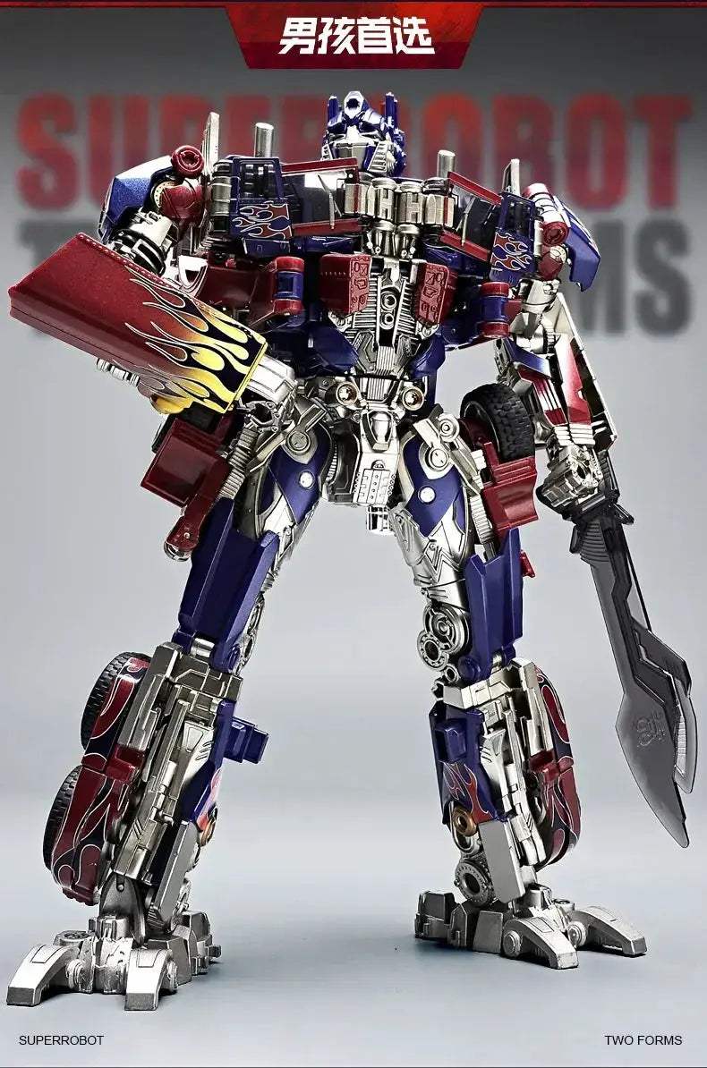 Optimus Prime and Bumblebee Autobots Anime Figures, Transformation Robot Toys 30 CM - ToylandEU
