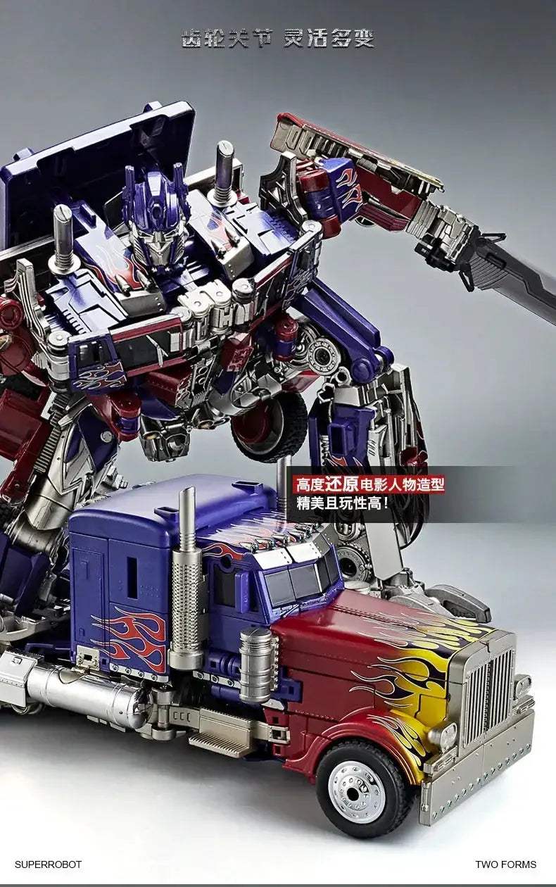 Optimus Prime and Bumblebee Autobots Anime Figures, Transformation Robot Toys 30 CM - ToylandEU