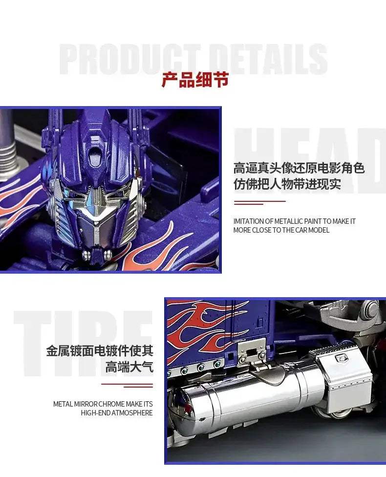 Optimus Prime and Bumblebee Autobots Anime Figures, Transformation Robot Toys 30 CM - ToylandEU