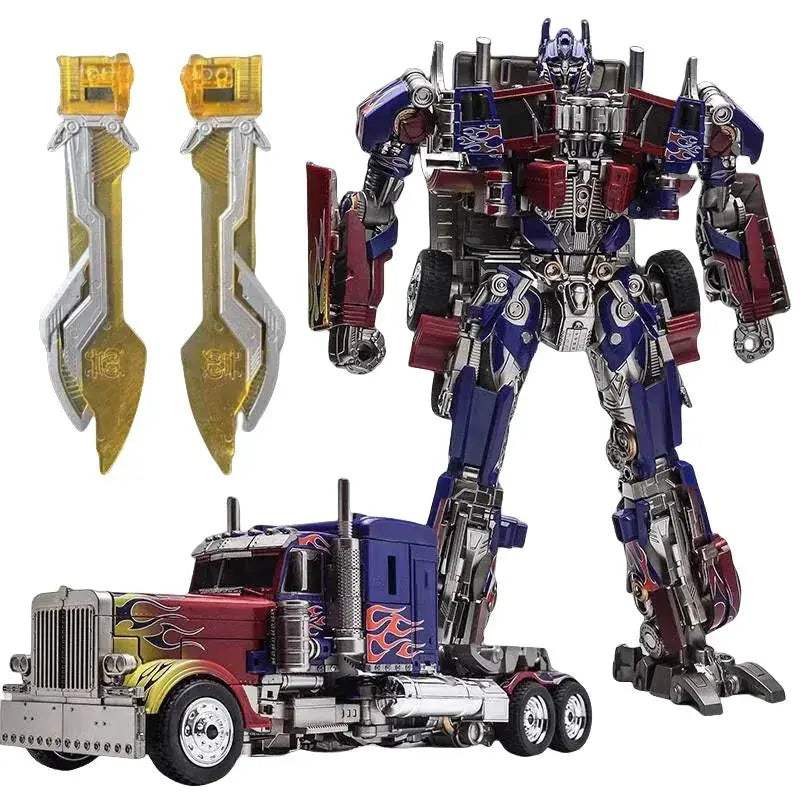 Optimus Prime and Bumblebee Autobots Anime Figures, Transformation Robot Toys 30 CM - ToylandEU