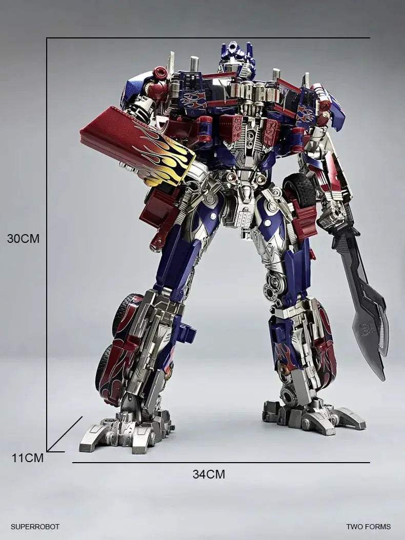 Optimus Prime and Bumblebee Autobots Anime Figures, Transformation Robot Toys 30 CM - ToylandEU