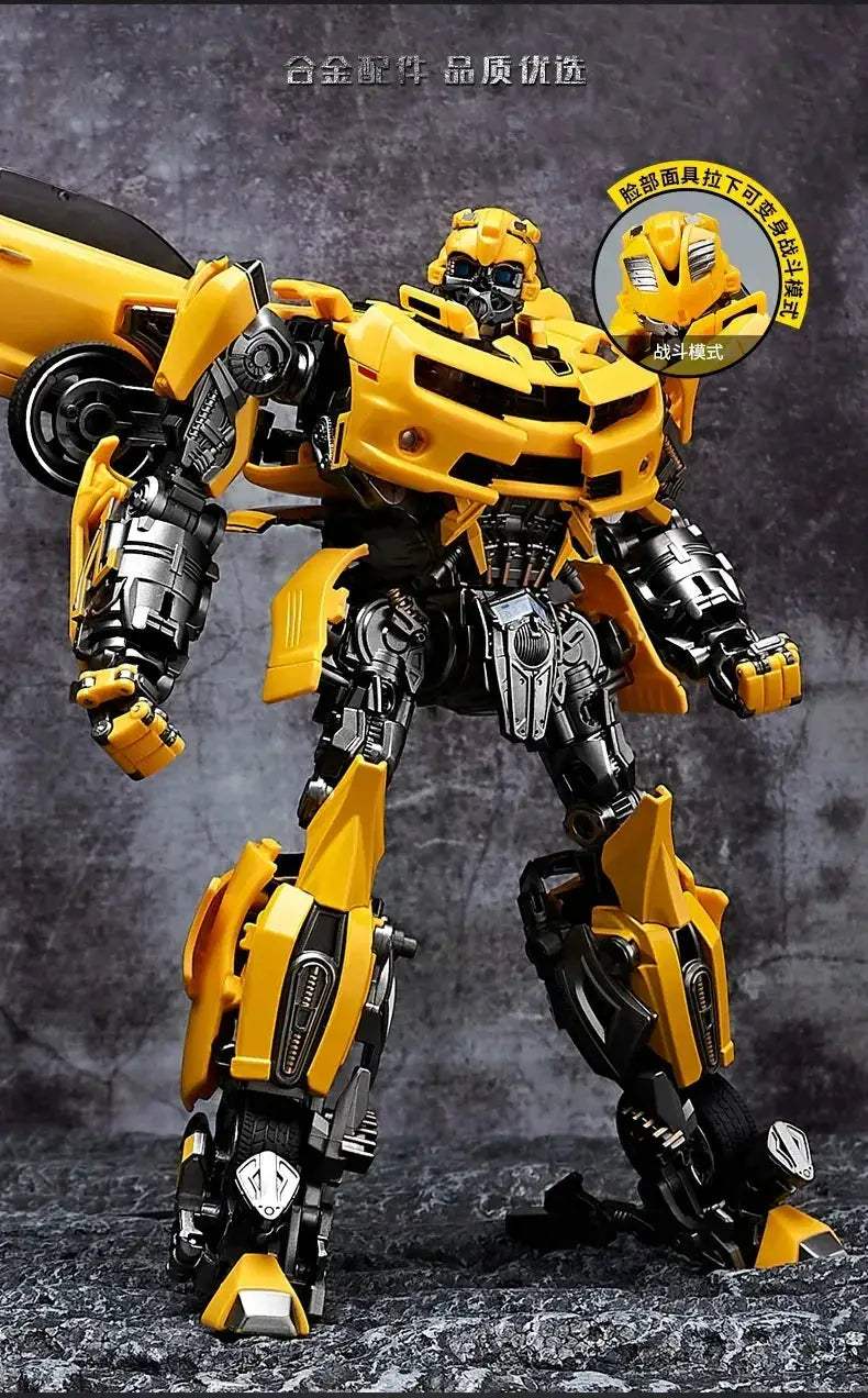 Optimus Prime and Bumblebee Autobots Anime Figures, Transformation Robot Toys 30 CM - ToylandEU