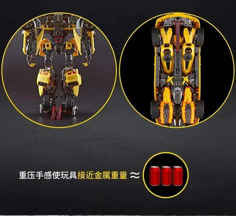 Optimus Prime and Bumblebee Autobots Anime Figures, Transformation Robot Toys 30 CM - ToylandEU