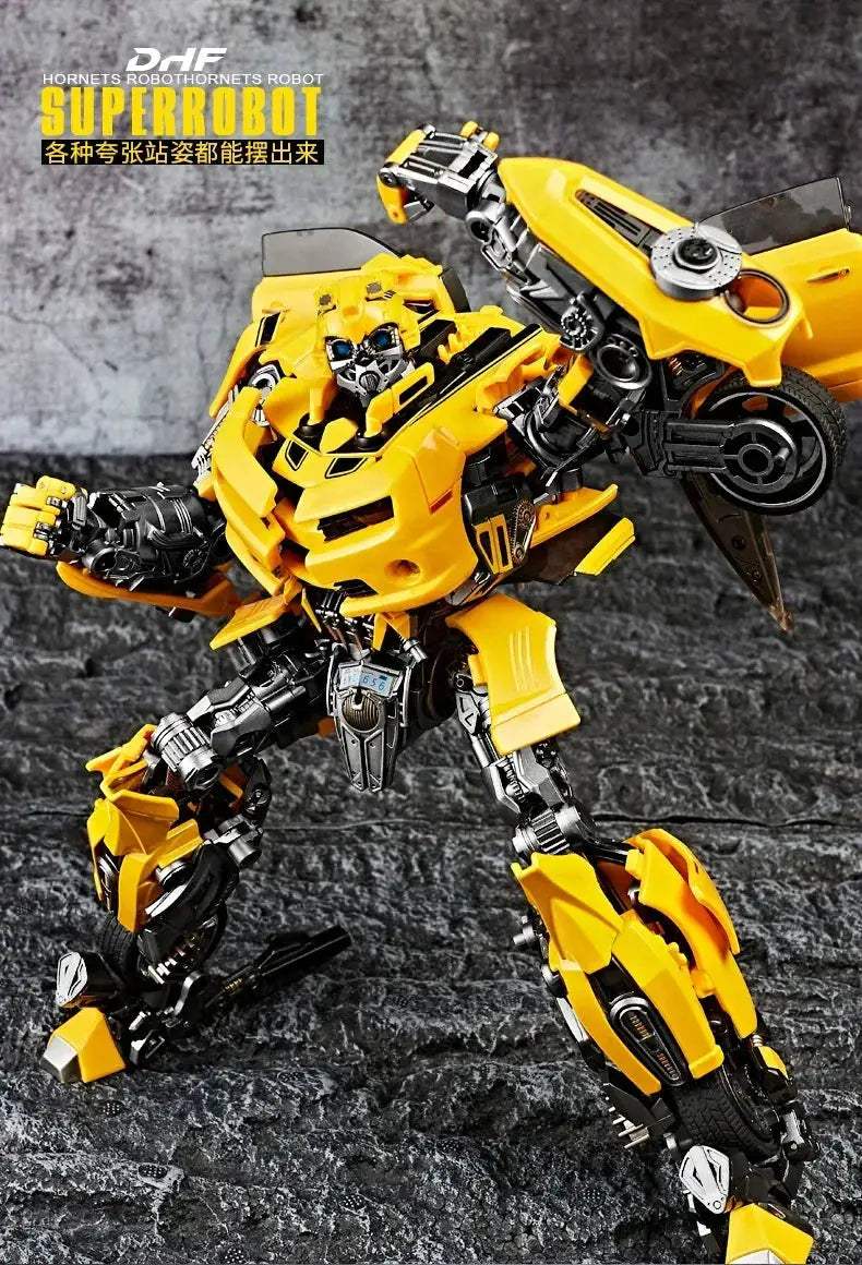 Optimus Prime and Bumblebee Autobots Anime Figures, Transformation Robot Toys 30 CM - ToylandEU