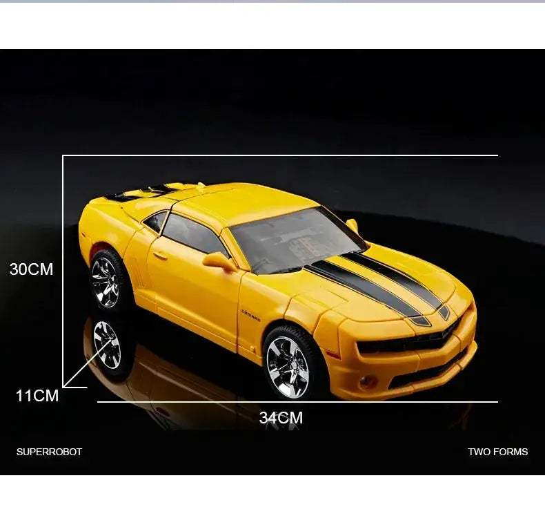 Optimus Prime and Bumblebee Autobots Anime Figures, Transformation Robot Toys 30 CM - ToylandEU