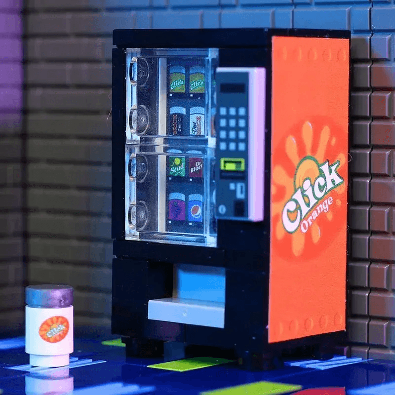 Lego Soda Vending Machine For City Displays With Custom Can - ToylandEU