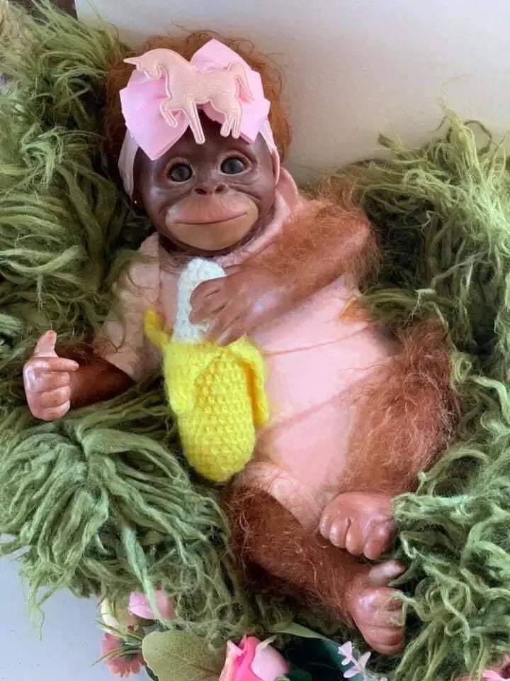  Orangutan Baby Plush Doll Lifelike Soft Touch Toy -  ToylandEU™